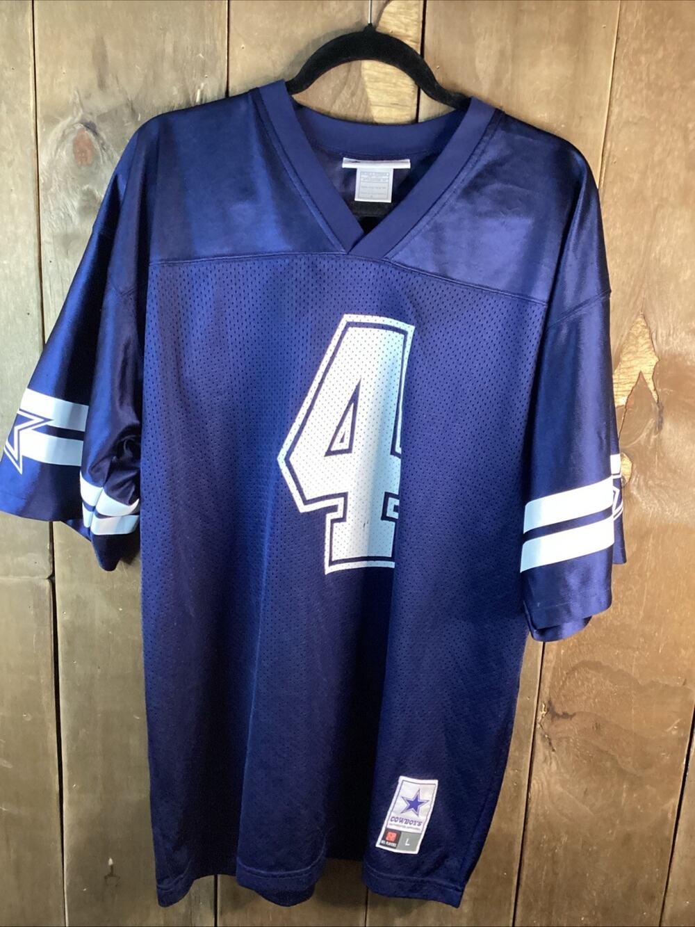 Dallas Cowboys Jersey Number 4 Prescott Size Large